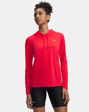 NWT Under Armour UA Tech  Women's Hoodie in Racer Red size XL